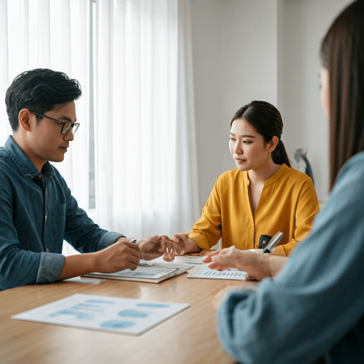 Equipo analizando datos en sala de reuniones